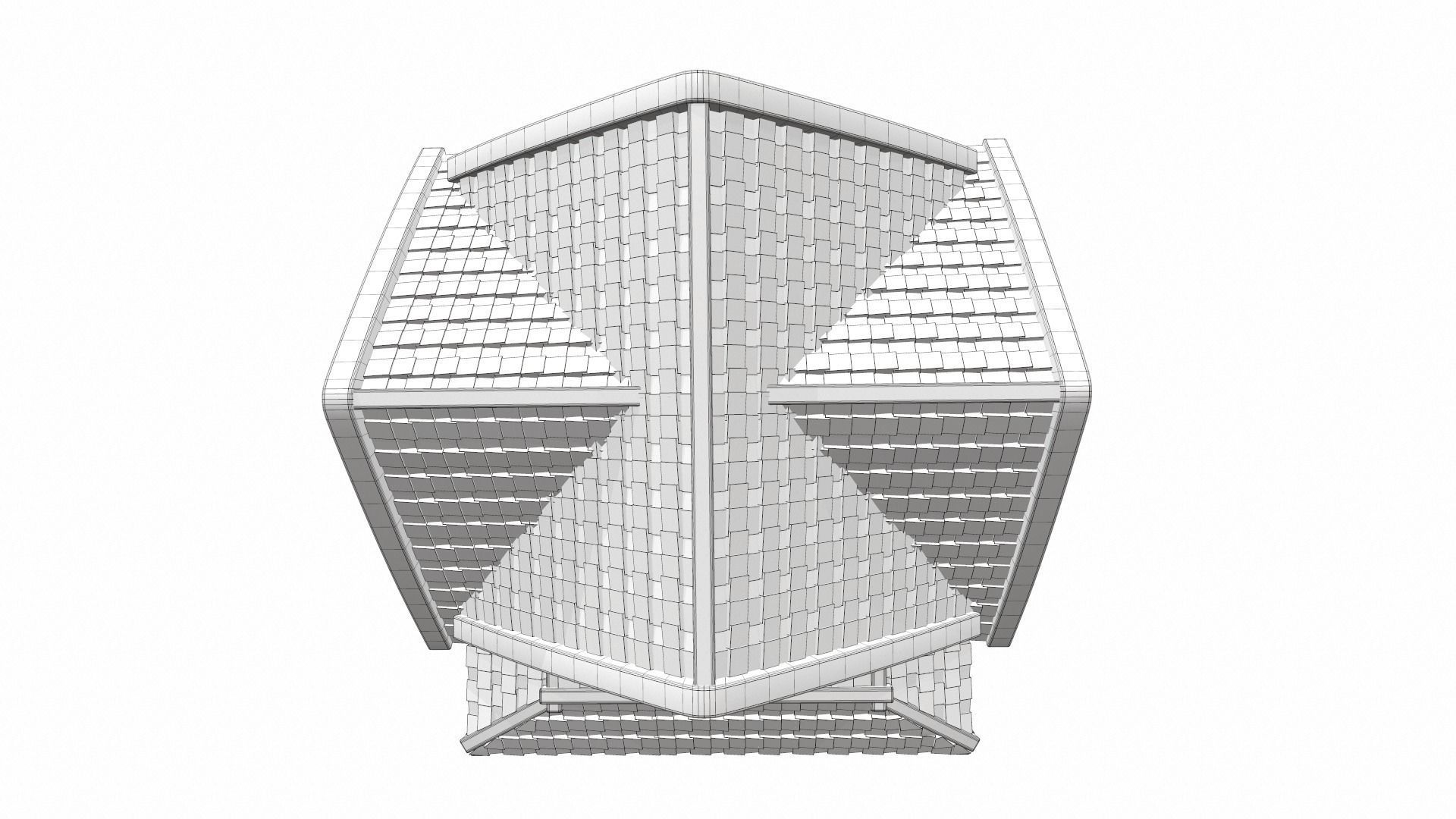 Cartoon house 02 3D model_20