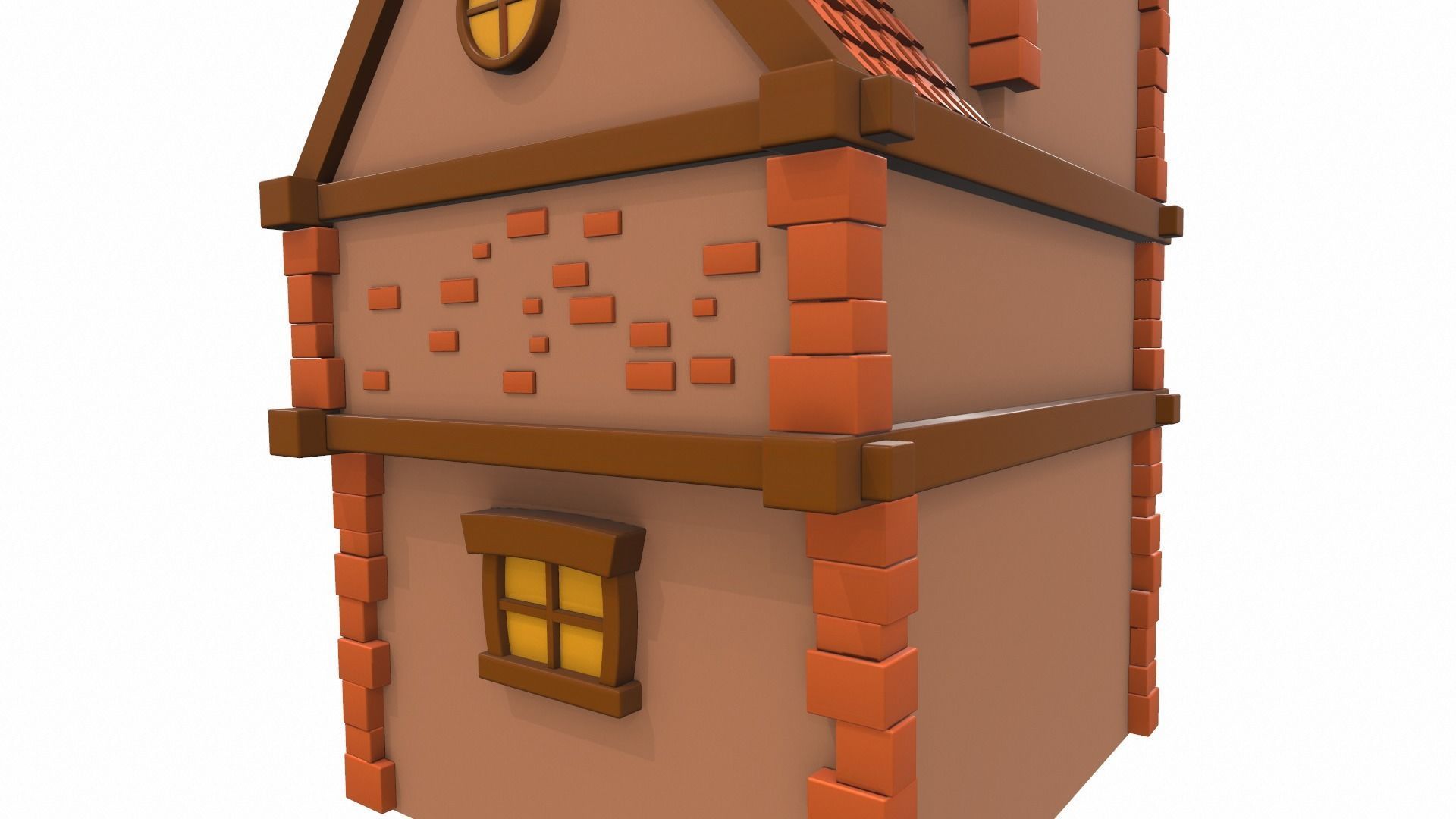 Cartoon house 10 3D model_10
