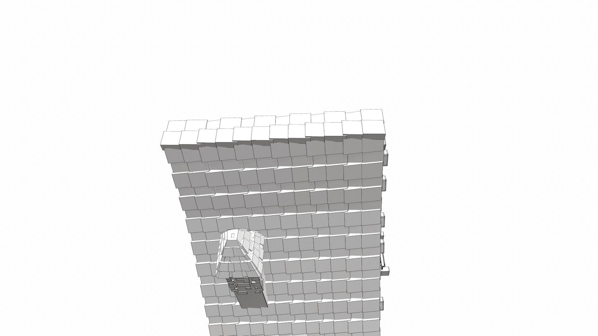 Cartoon house 11 3D model_20