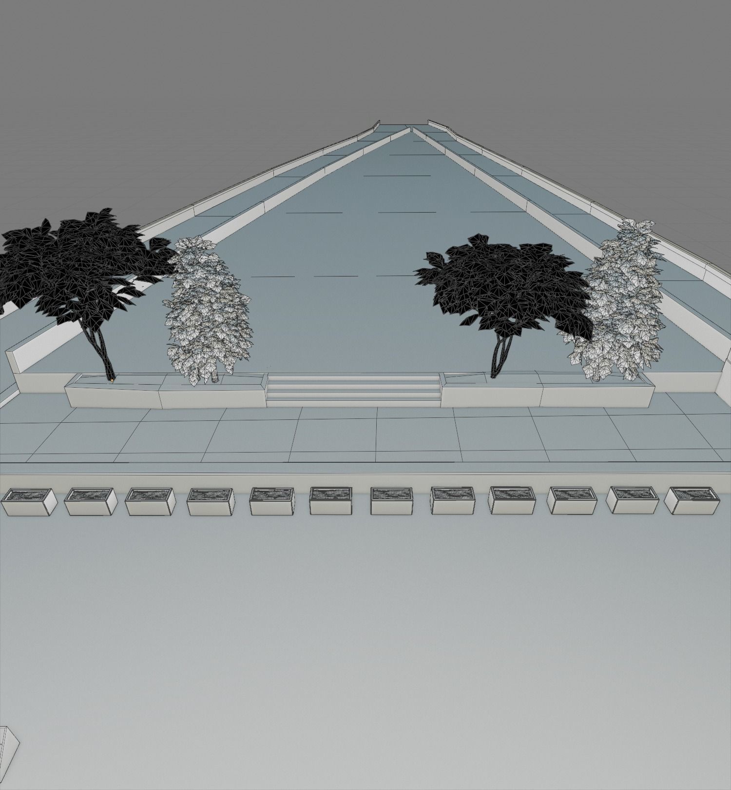 Satelite Towers Low-poly 3D model_16