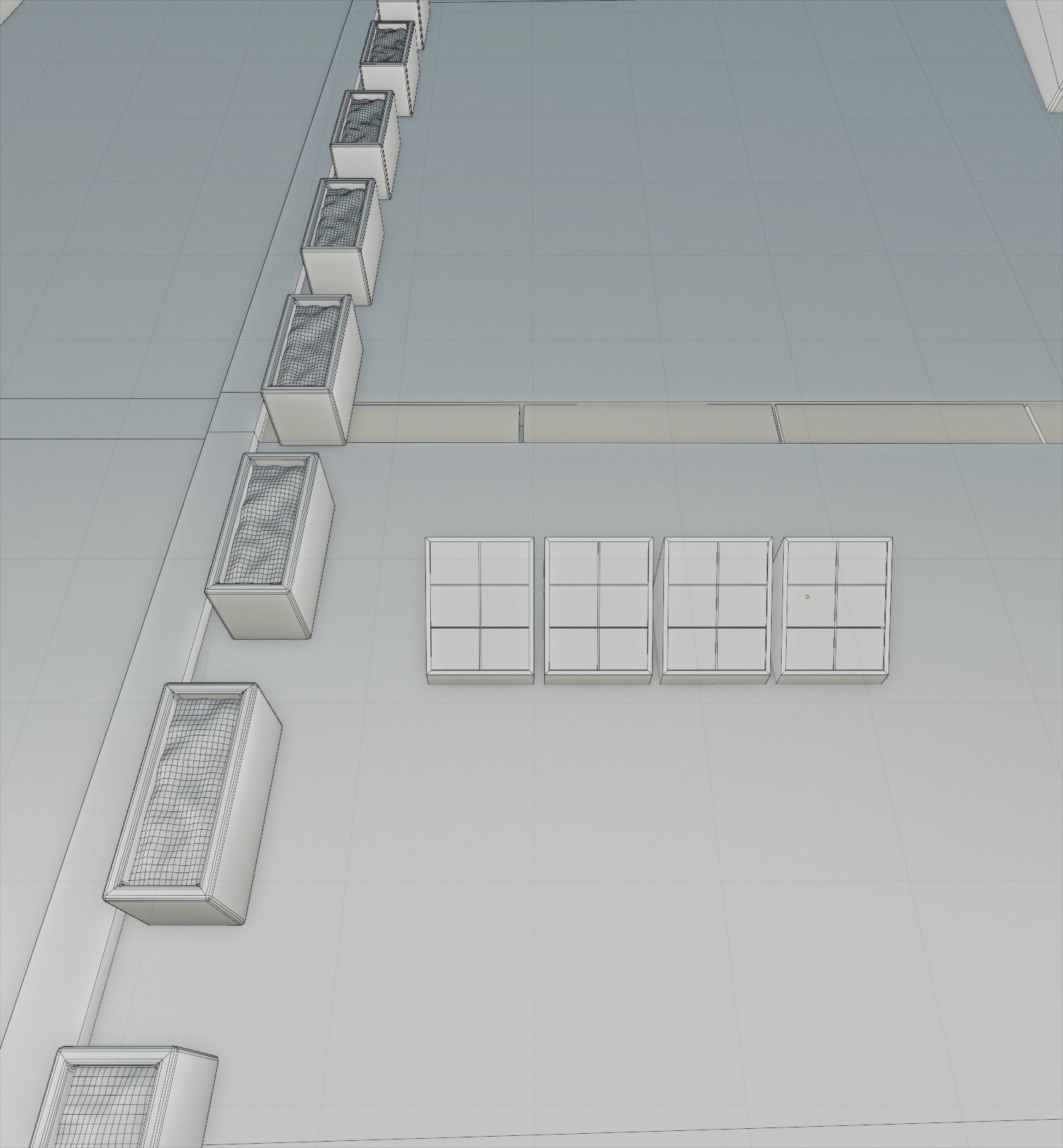 Satelite Towers Low-poly 3D model_12