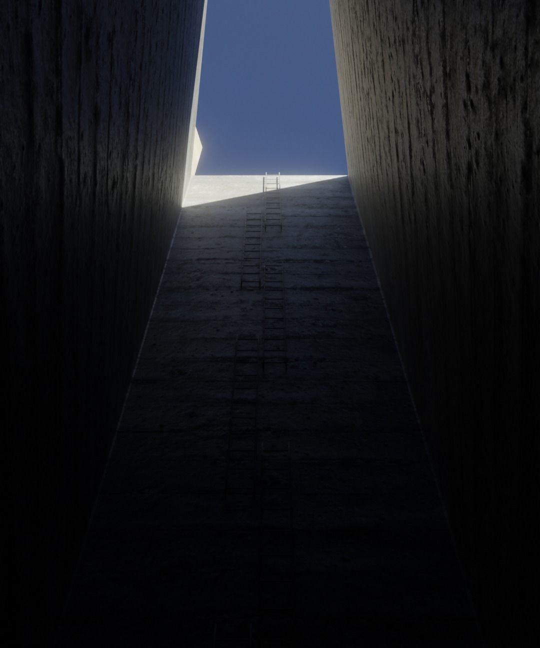 Satelite Towers Low-poly 3D model_7