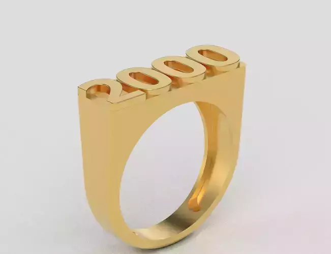year ring 2000