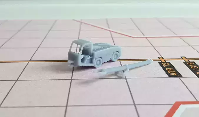 TLD TMX 150 pushback tractor 3D print model