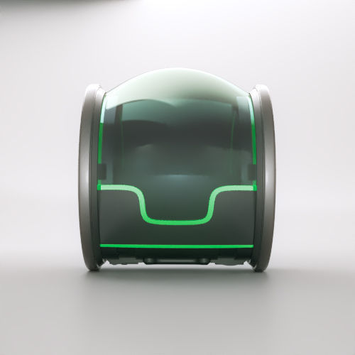 Uber Electric Taxy Concept Car Vray realistic 3d model 3D model_5