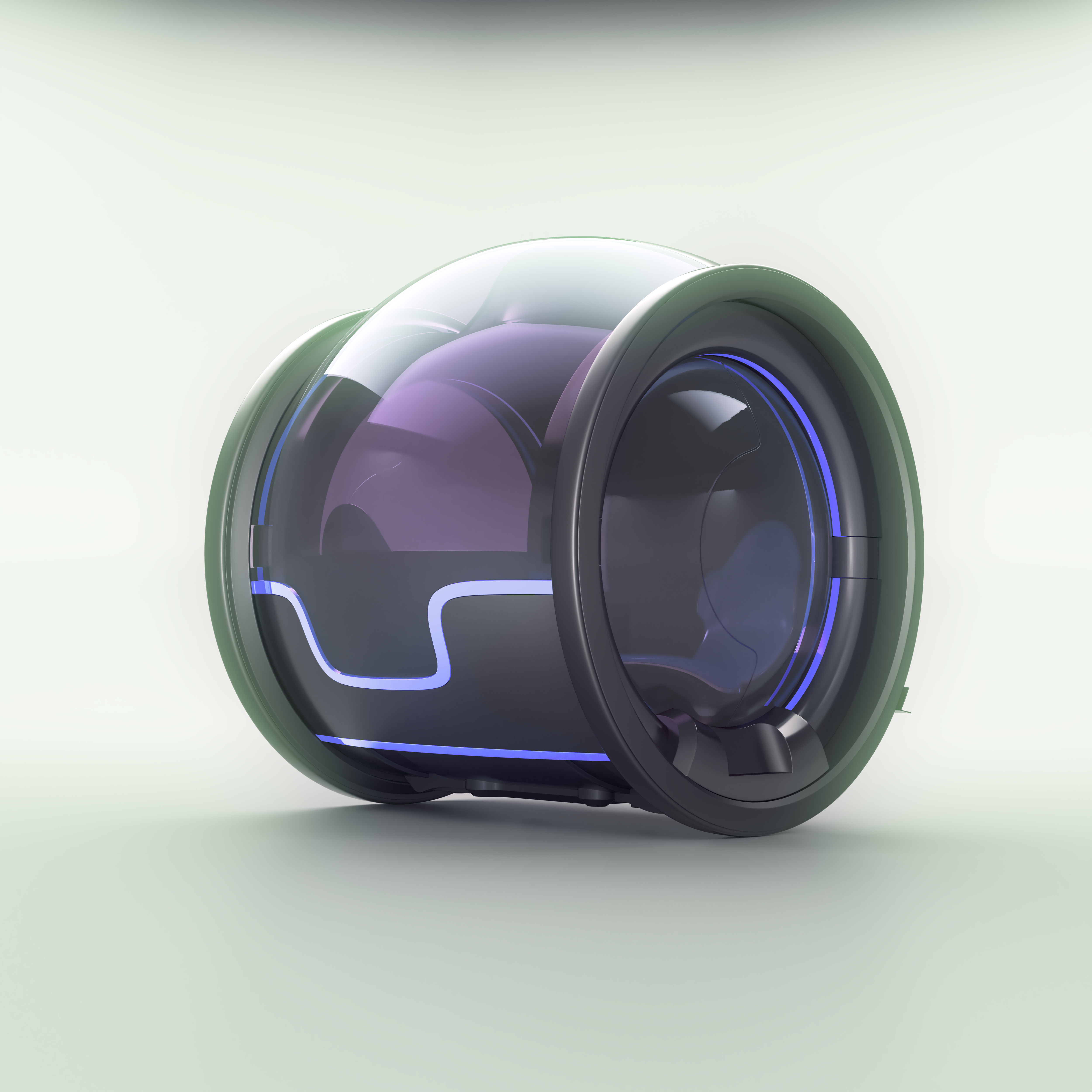 Uber Electric Taxy Concept Car Vray realistic 3d model 3D model_2