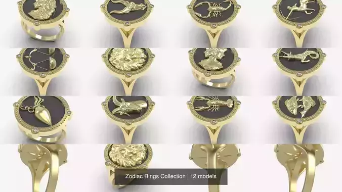Zodiac Rings Collection
