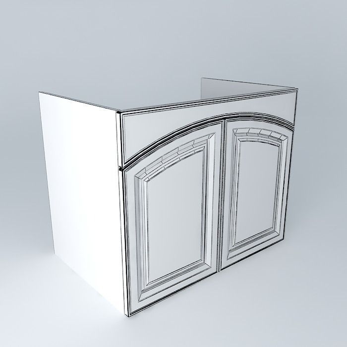 Royal Artycja Kitchen Cabinet DBK 5 90 82 L P B 3D model_3