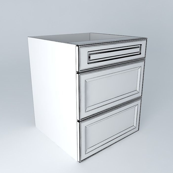 Royal Artycja Kitchen Cabinet DST 5 60 82 2SV S 3D model_3