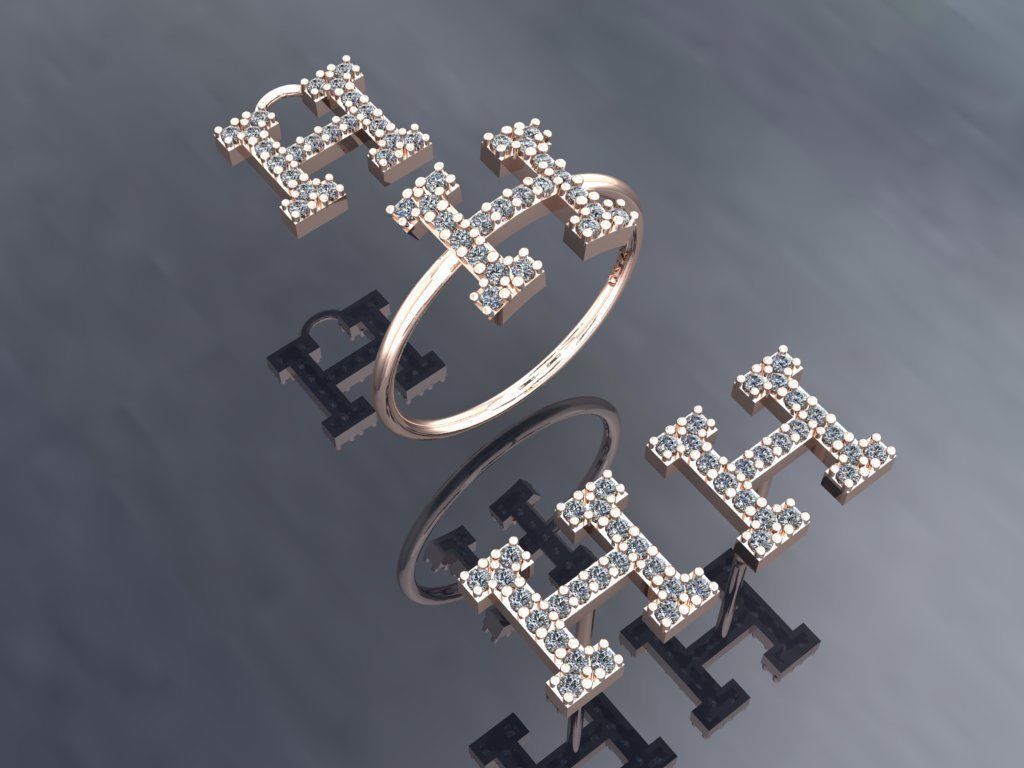 A03- Diamond set 3D print model_1