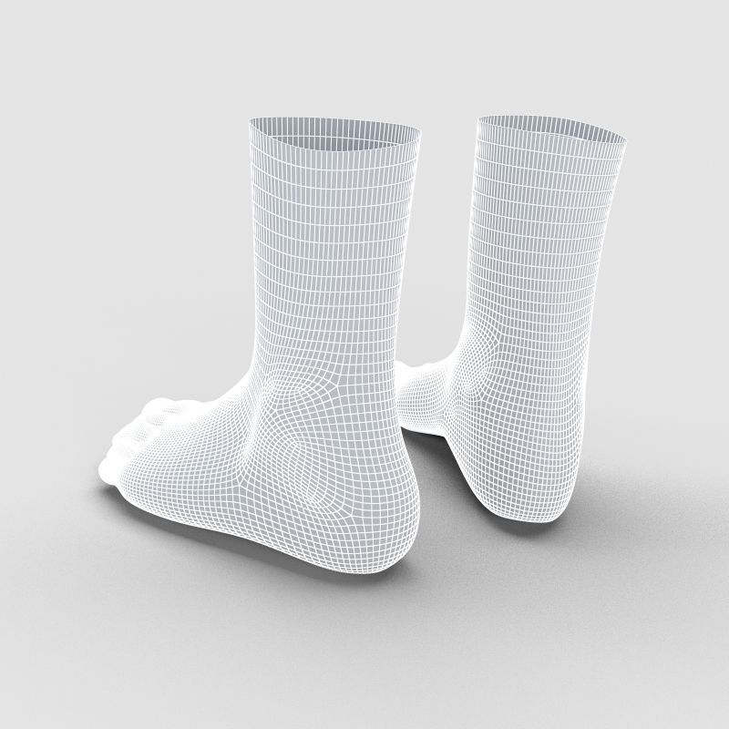  Man Feet 3D model_8