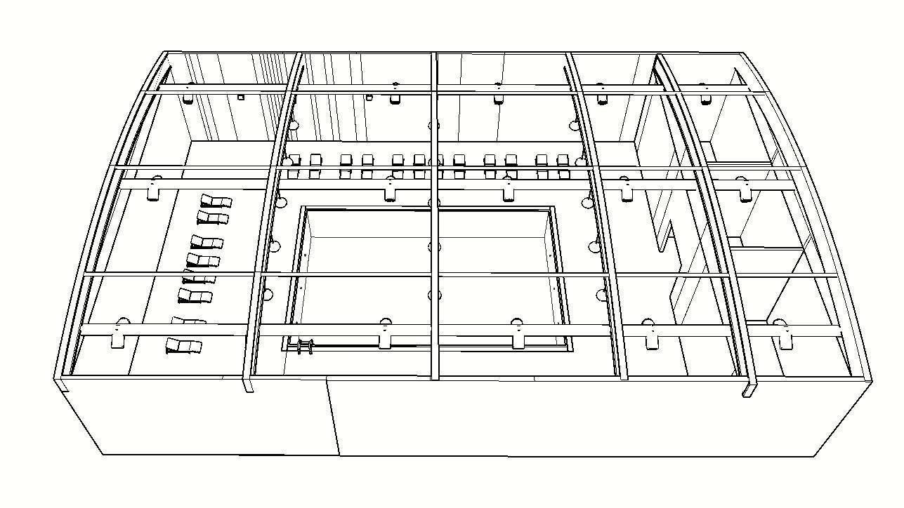 INDOOR SWIMMING POOL Low-poly 3D model_32