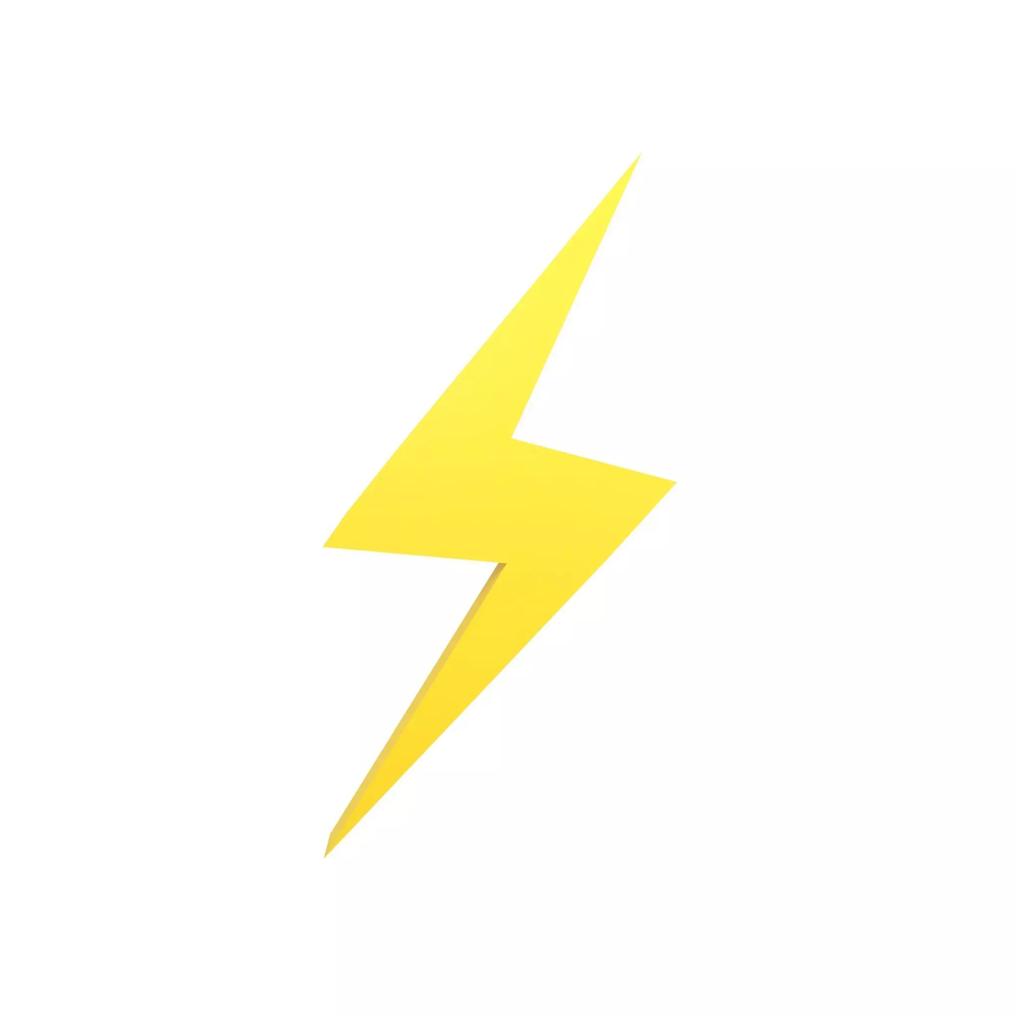 Lightning Emblem v1 001 Low-poly 3D model_0