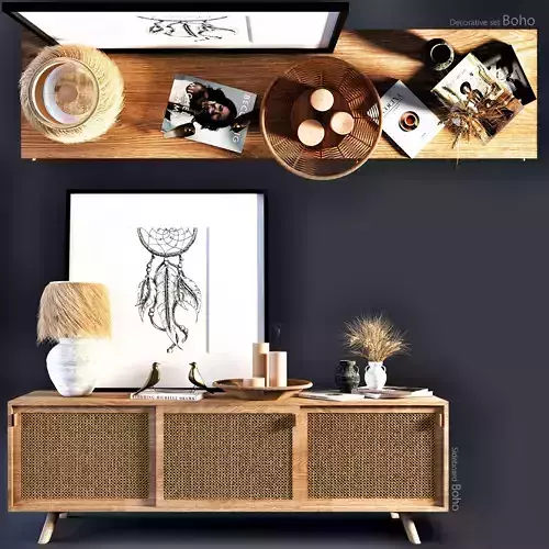 Sideboard-Decorative Set- Boho