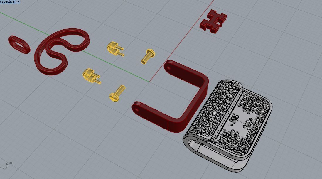 Hermes Pendant 01 3D print model_10