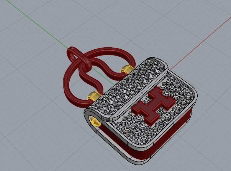 Hermes Pendant 01 3D print model_9