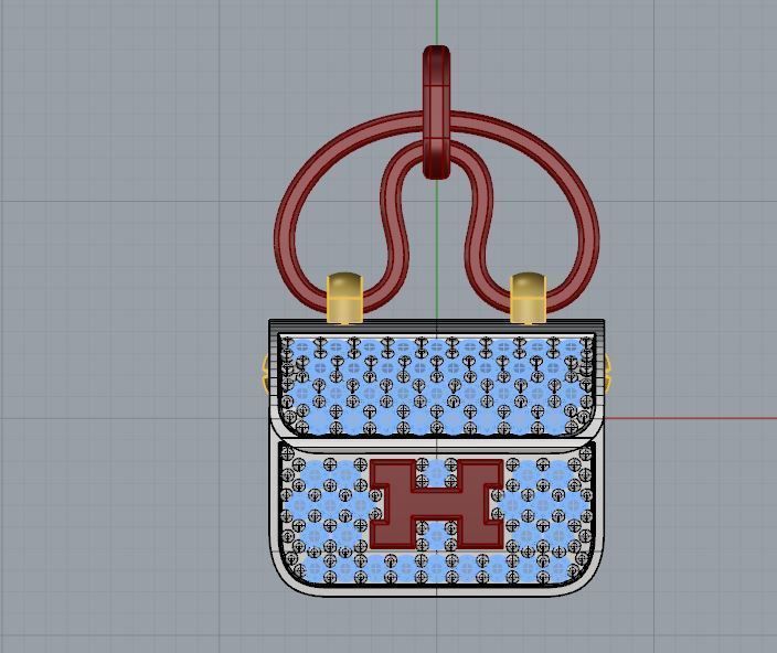 Hermes Pendant 01 3D print model_8