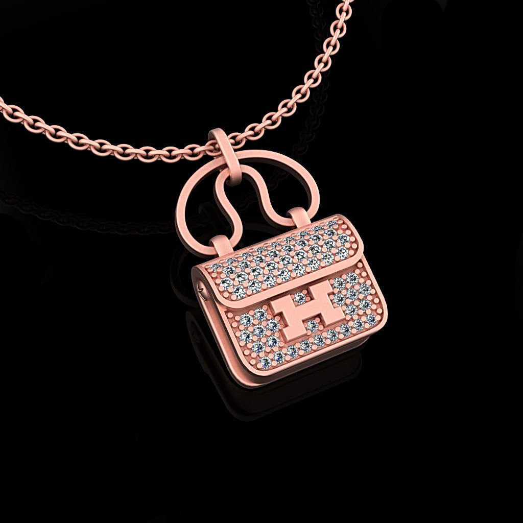 Hermes Pendant 01 3D print model_2