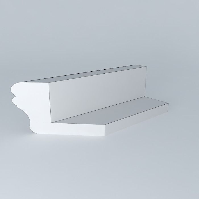 Royal Artycja Kitchen Cabinet Wreath Corona 45 degress 3D model_4