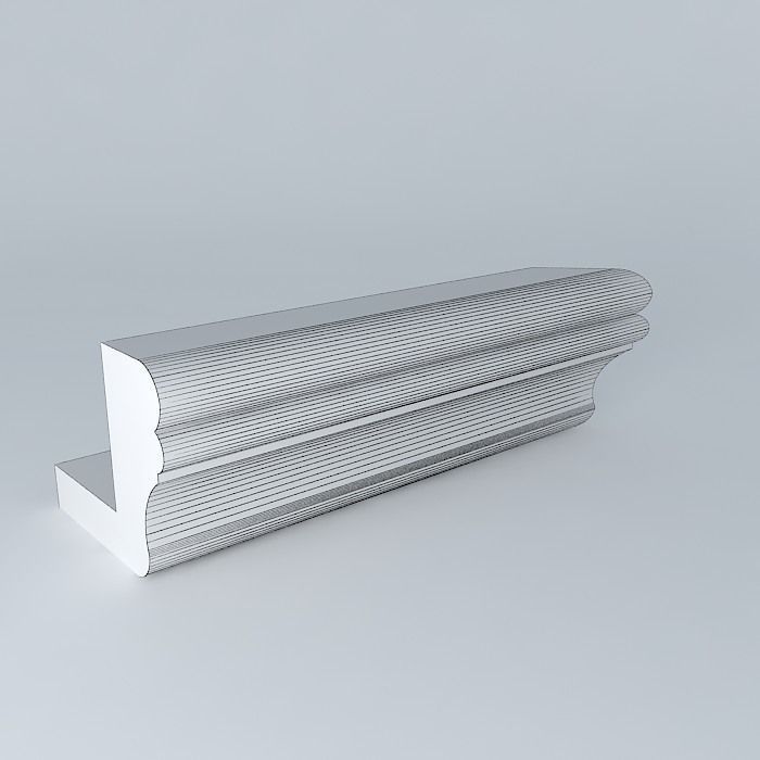 Royal Artycja Kitchen Cabinet Wreath Corona 45 degress 3D model_3