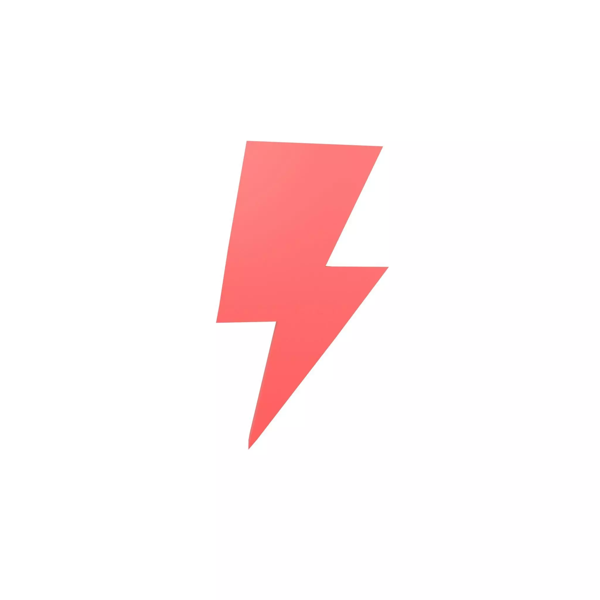 Lightning Emblem v2 004 Low-poly 3D model