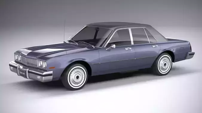 Generic American Classic sedan 1970 3D model