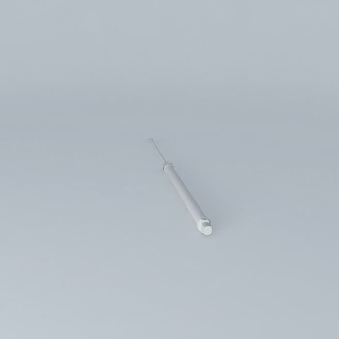 ISO 6432 cylinder diameter 25 mm. Free 3D model_2