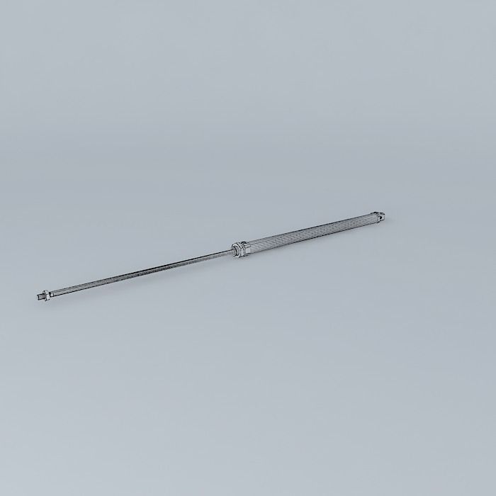 ISO 6432 cylinder diameter 25 mm. Free 3D model_3