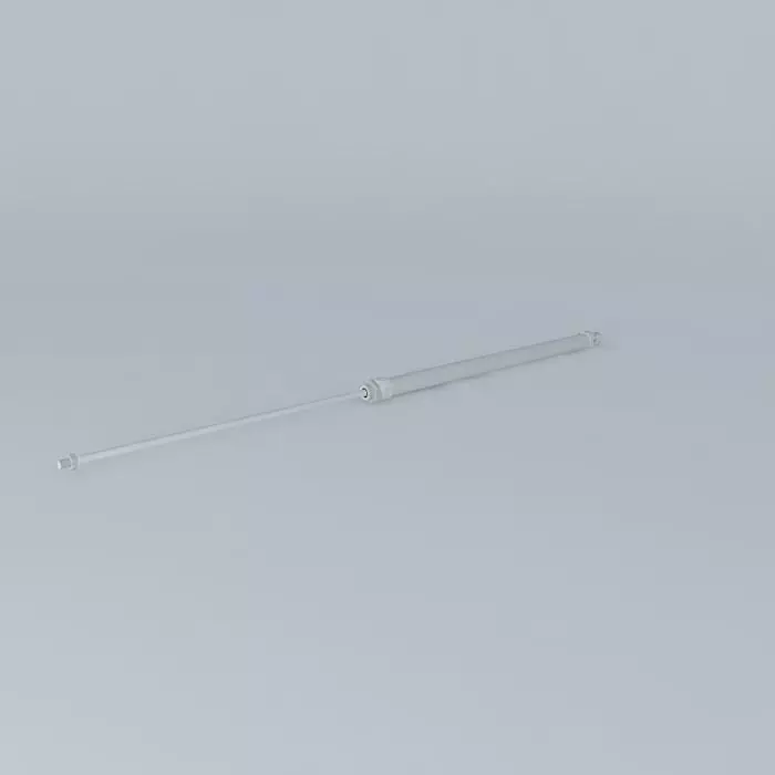 ISO 6432 cylinder diameter 25 mm. Free 3D model_0