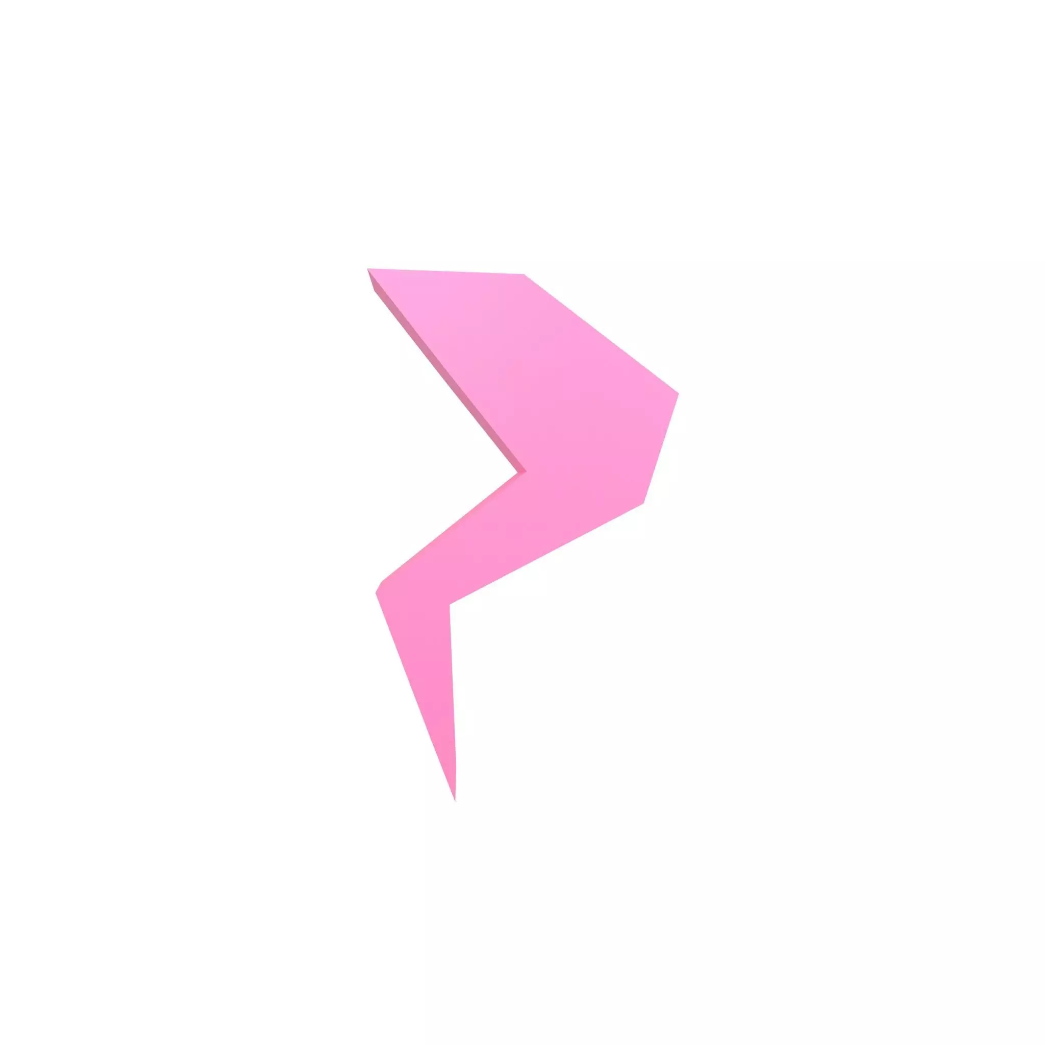 Lightning Emblem v4 006 Low-poly 3D model_0