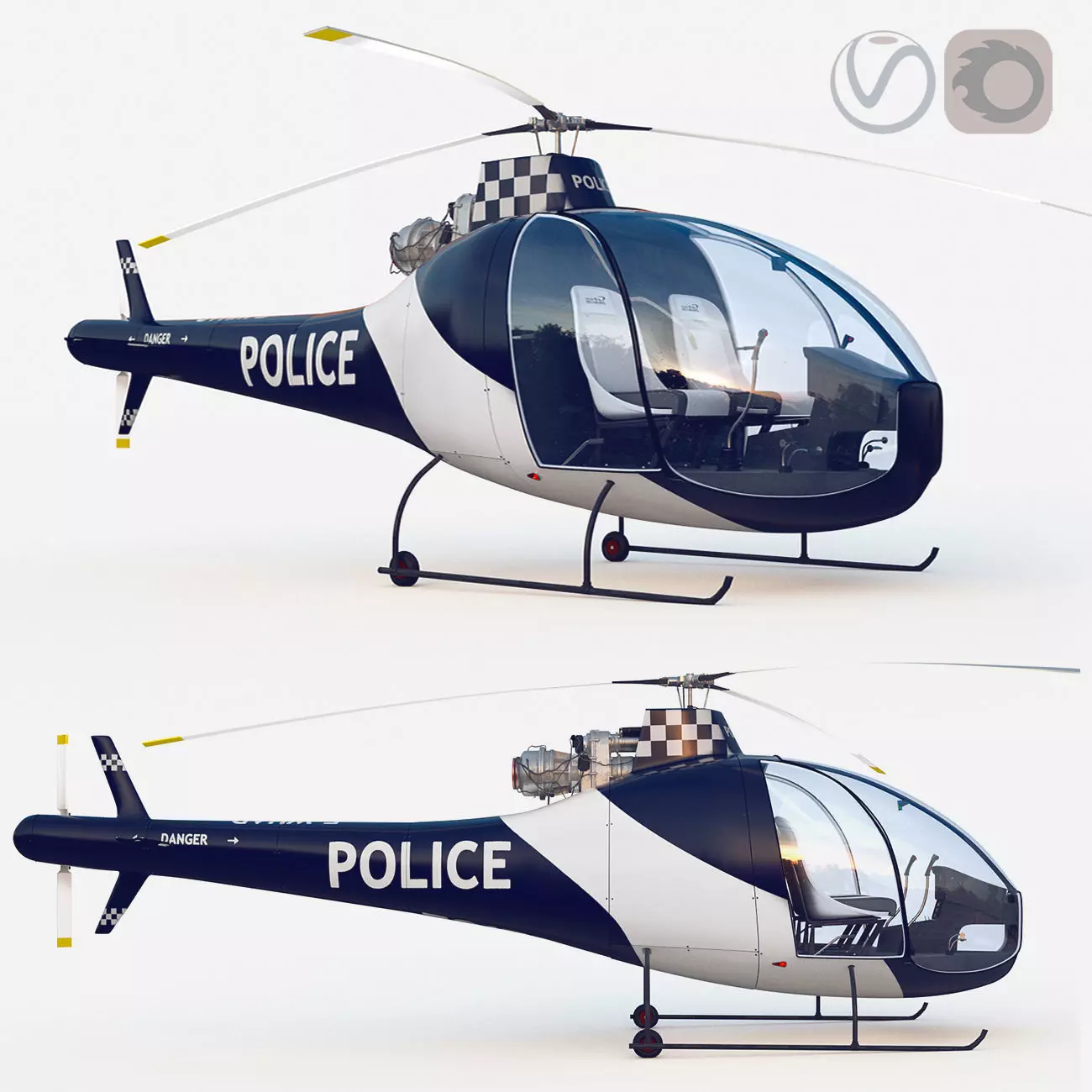HAD1-T Helineo Police 3D model