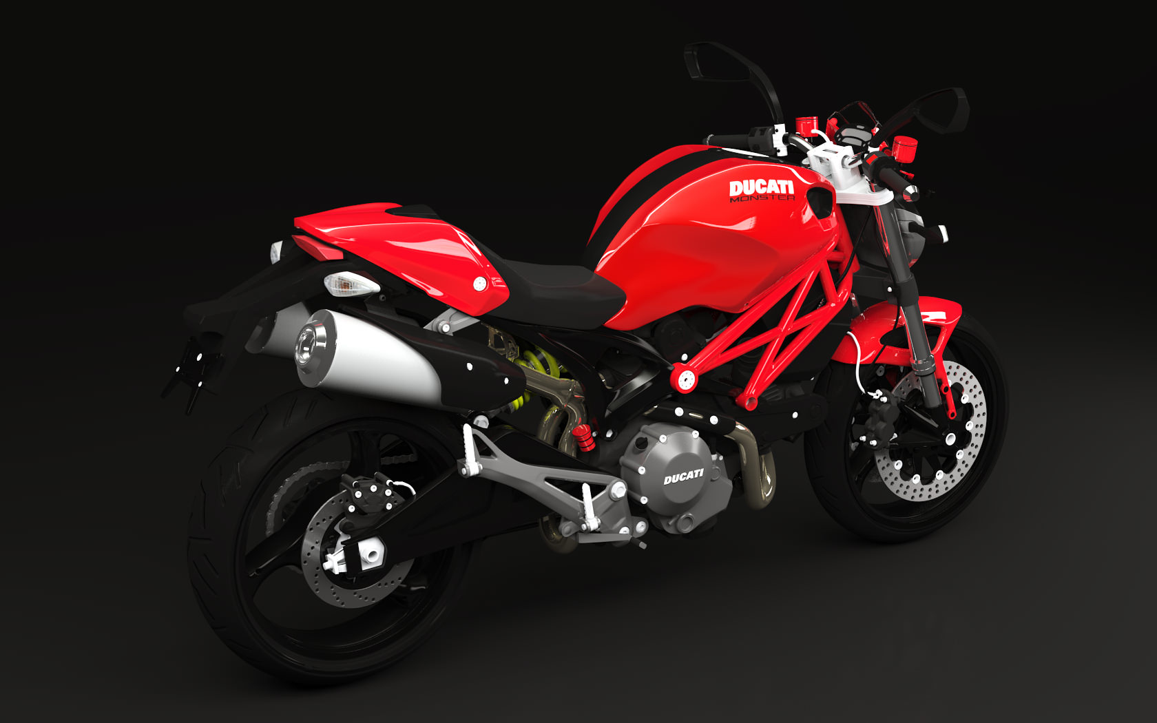 2010 - Ducati Monster 696 3D model_2