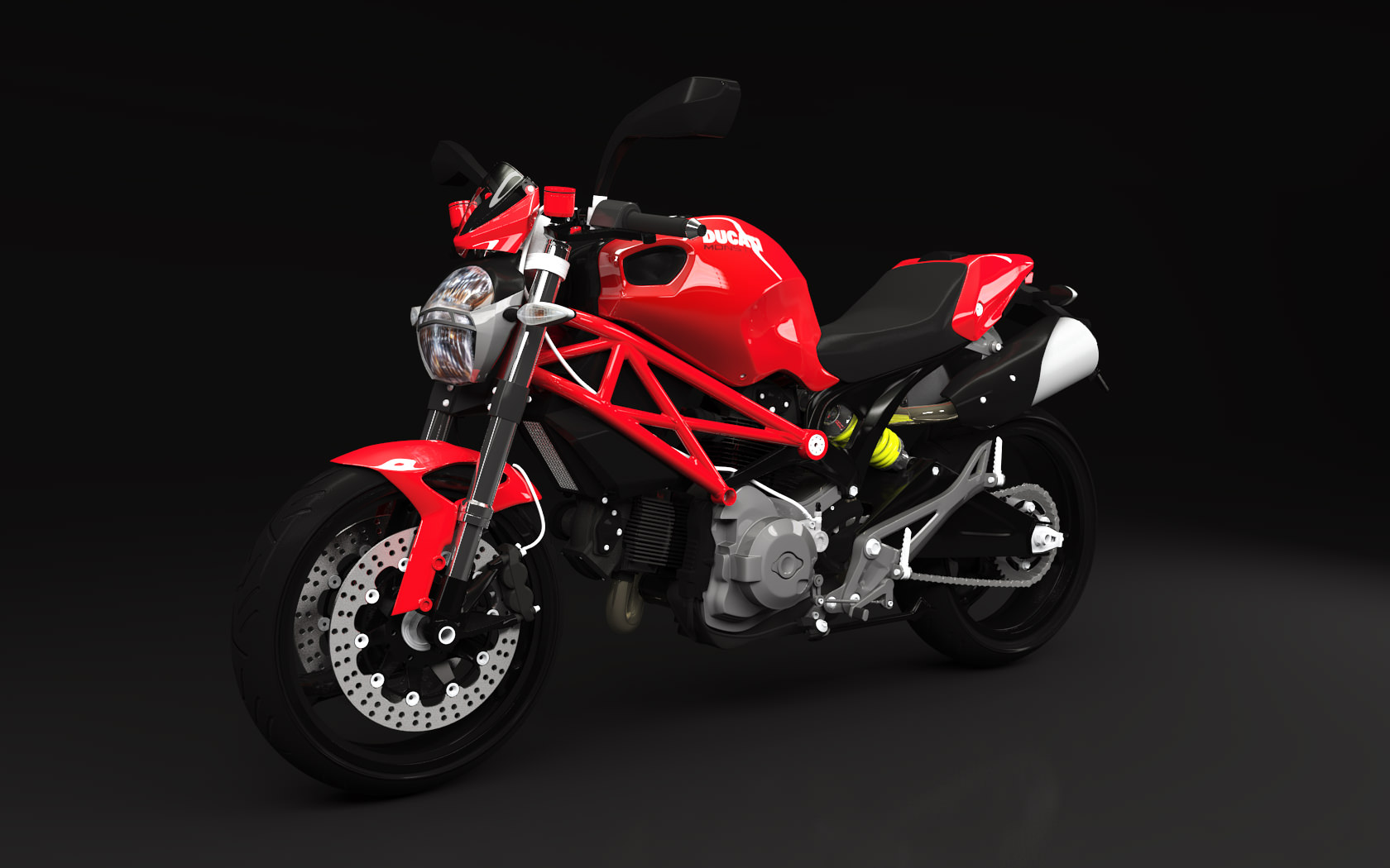2010 - Ducati Monster 696 3D model_4