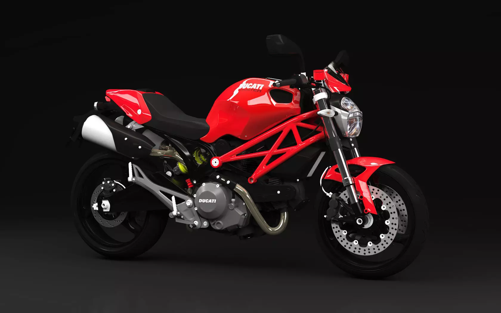 2010 - Ducati Monster 696 3D model_0