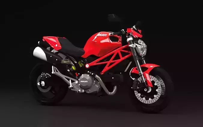 2010 - Ducati Monster 696 3D model