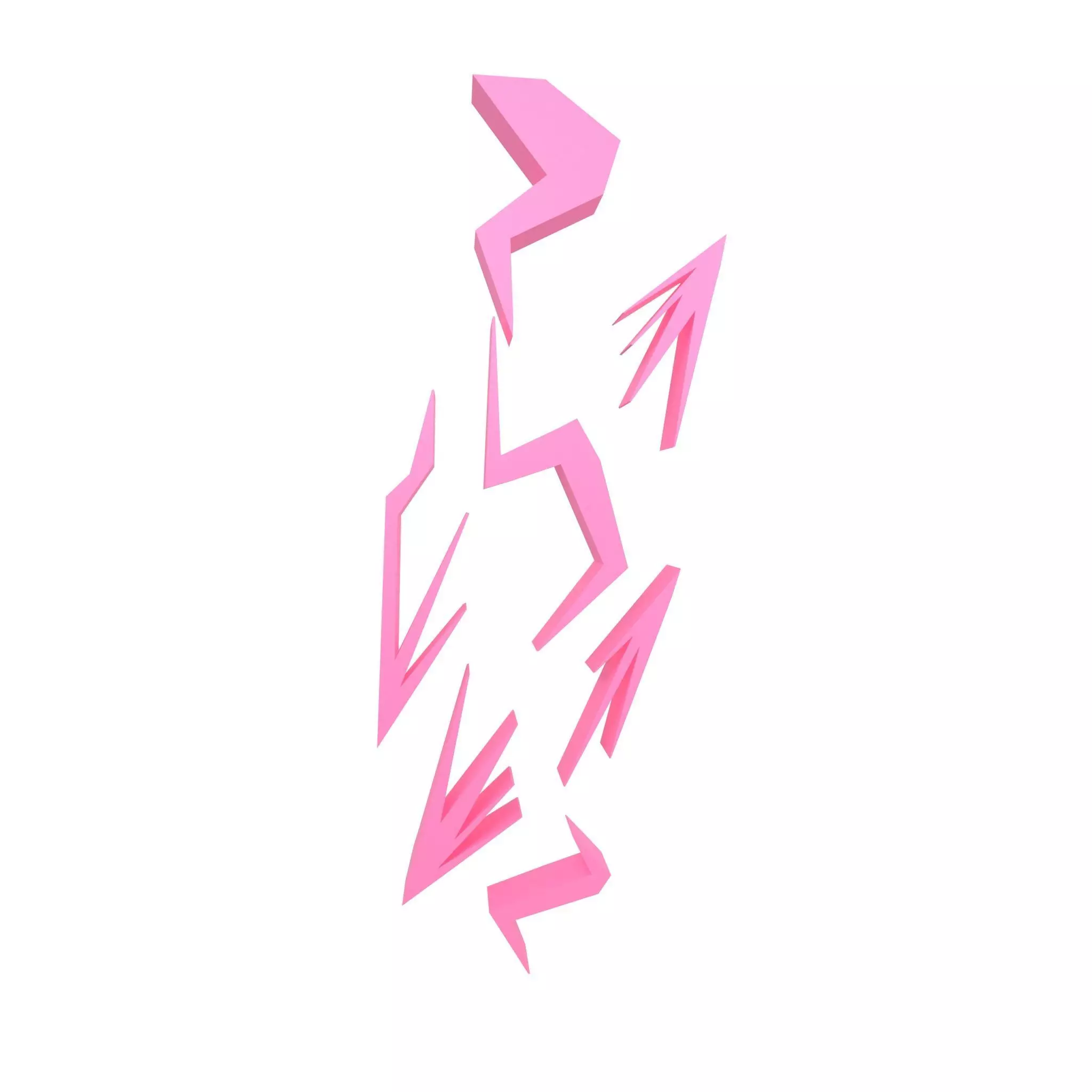 Lightning Emblem v5 006 Low-poly 3D model_0