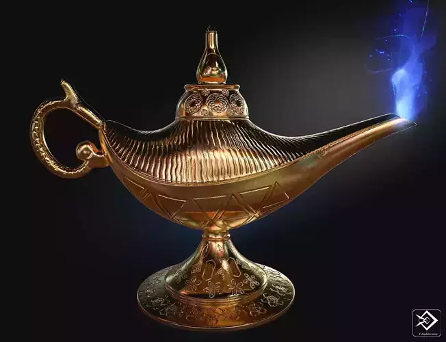 Aladdin lamp 3D model