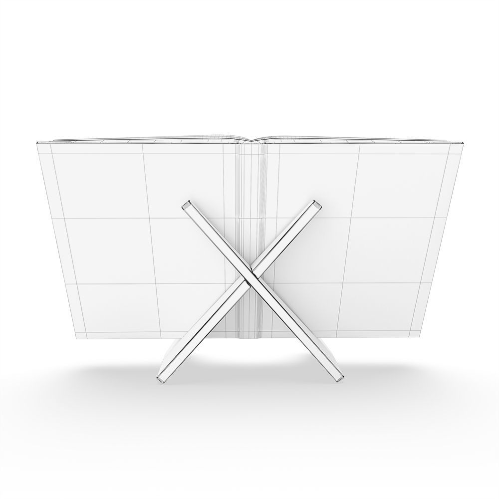 Recipe Book and Bookholder 3D model_6
