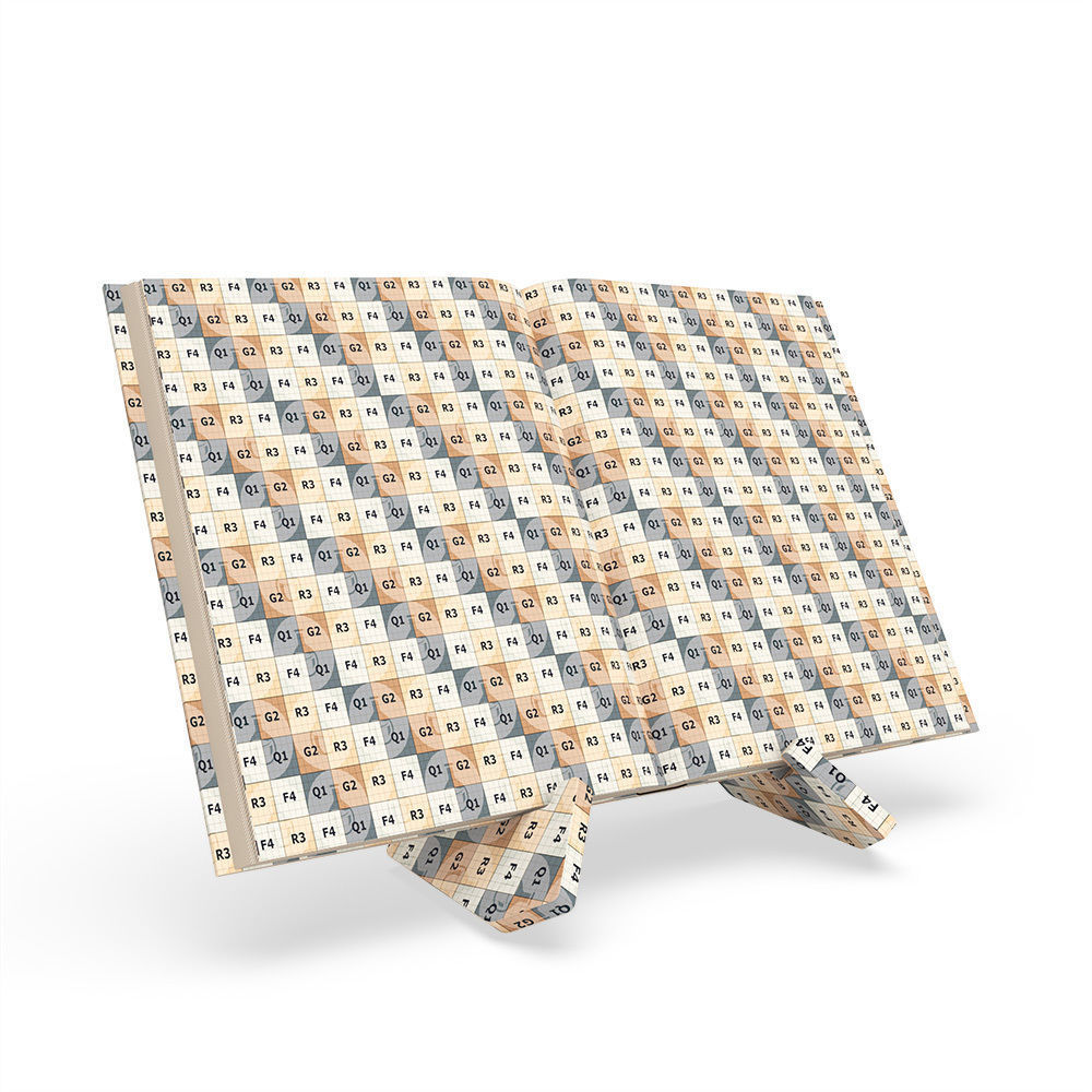 Recipe Book and Bookholder 3D model_3