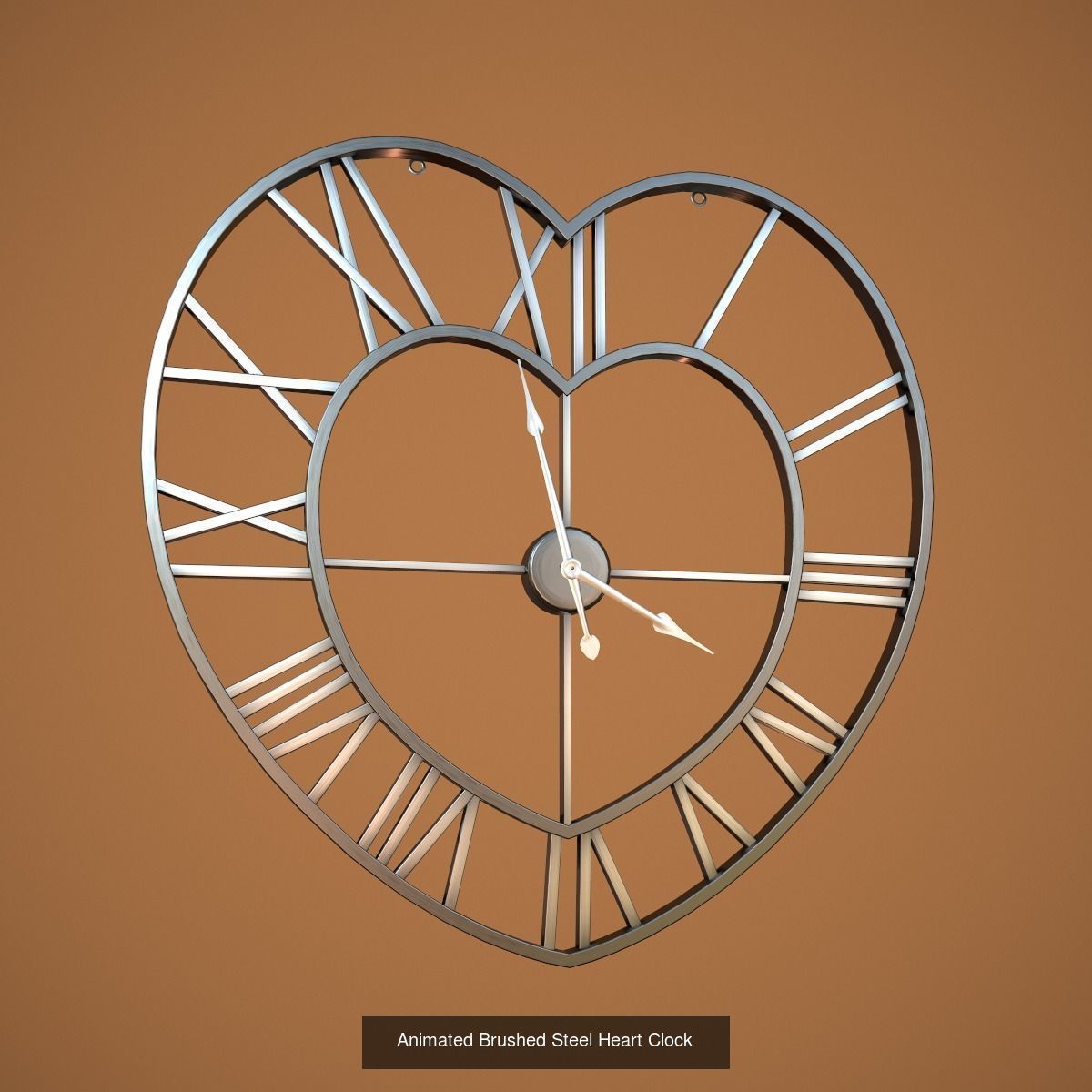 Clocks clock with roman numerals 3D Model Collection_14