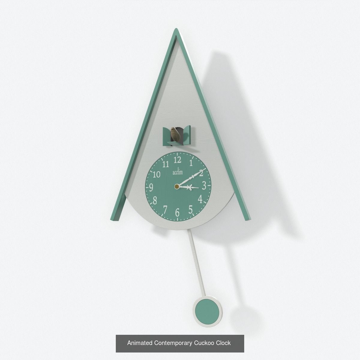 Clocks clock with roman numerals 3D Model Collection_12