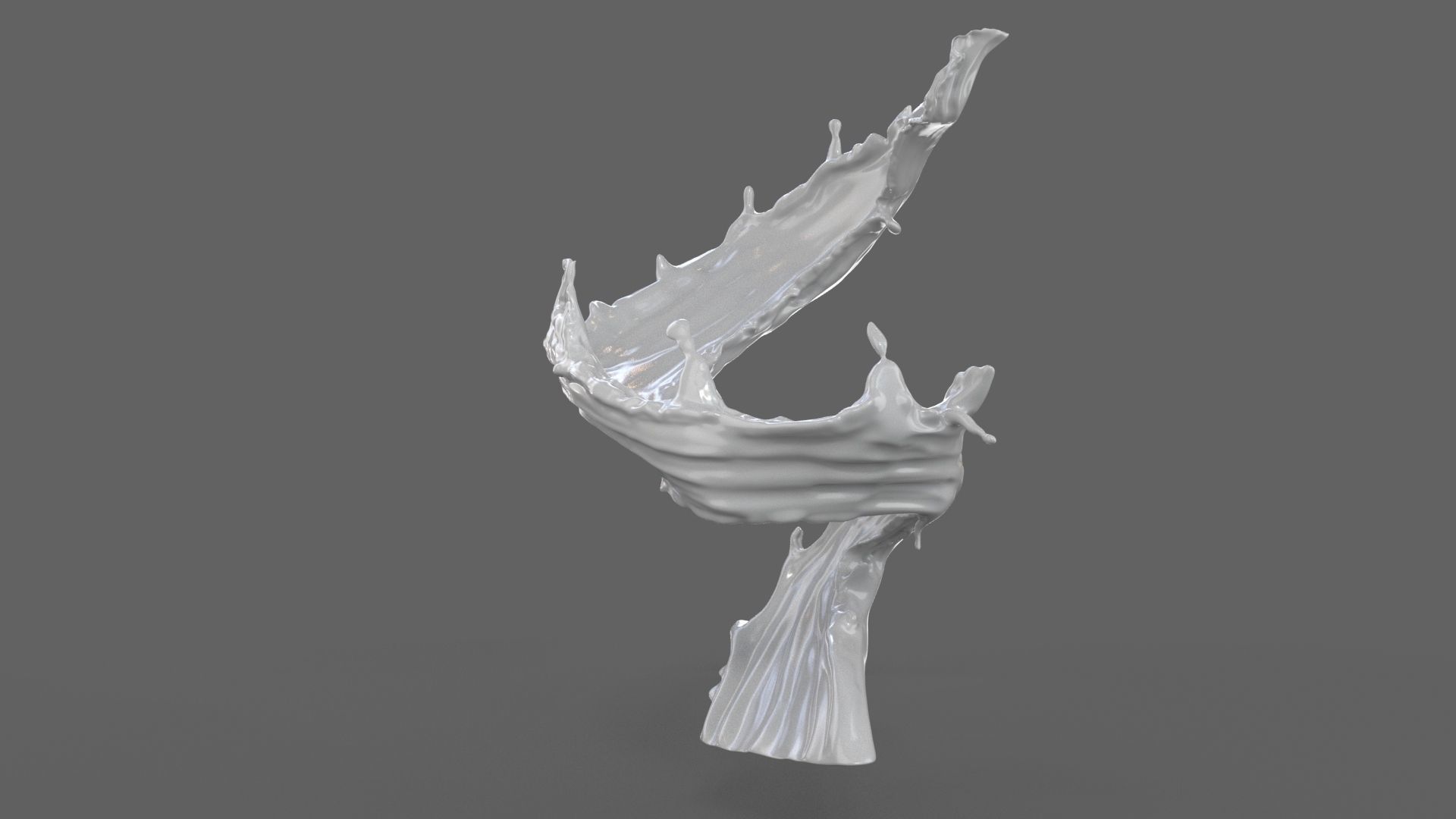 3D Milk Splash 3D model_3