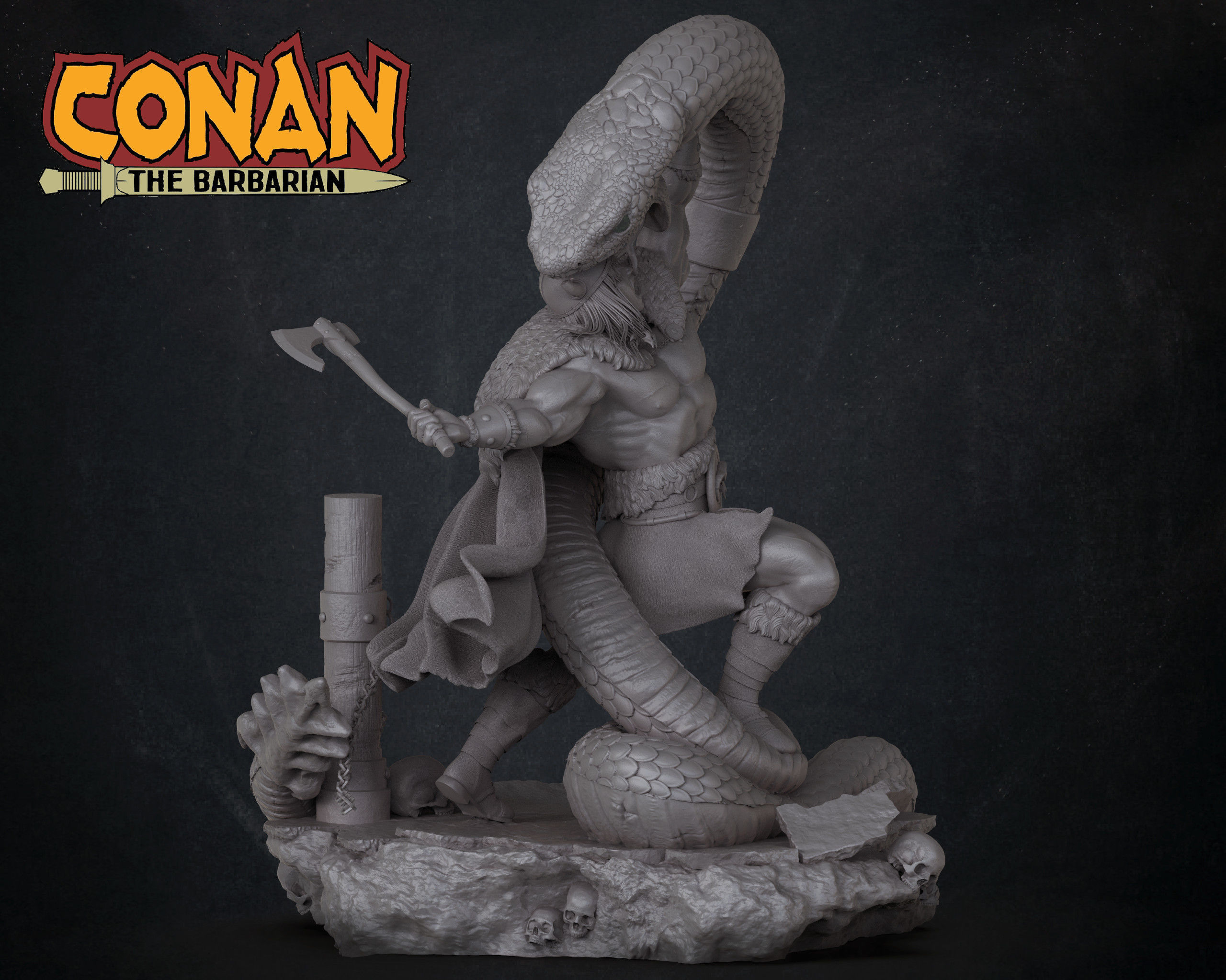 Conan the Barbarian 3D print model_9