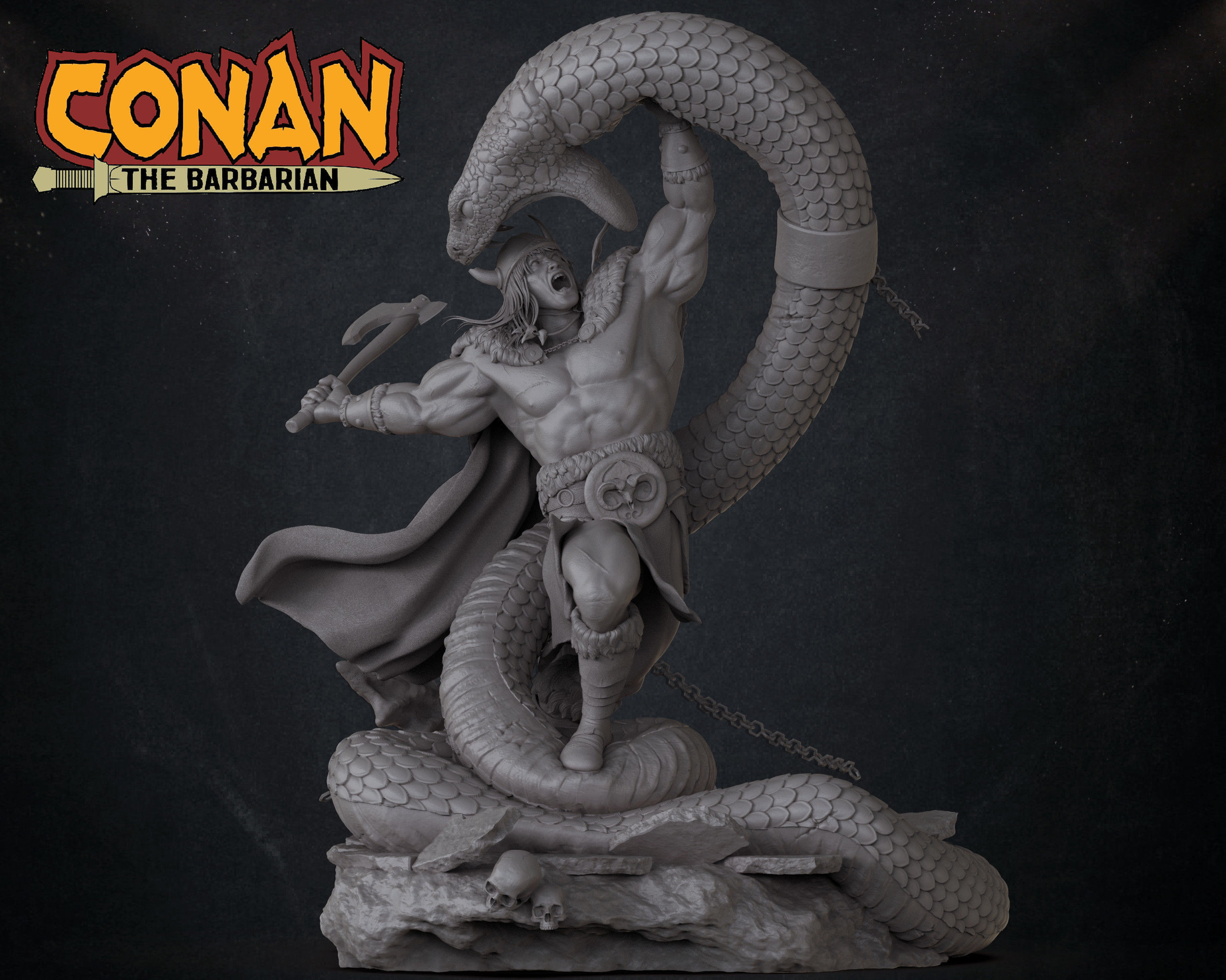 Conan the Barbarian 3D print model_10
