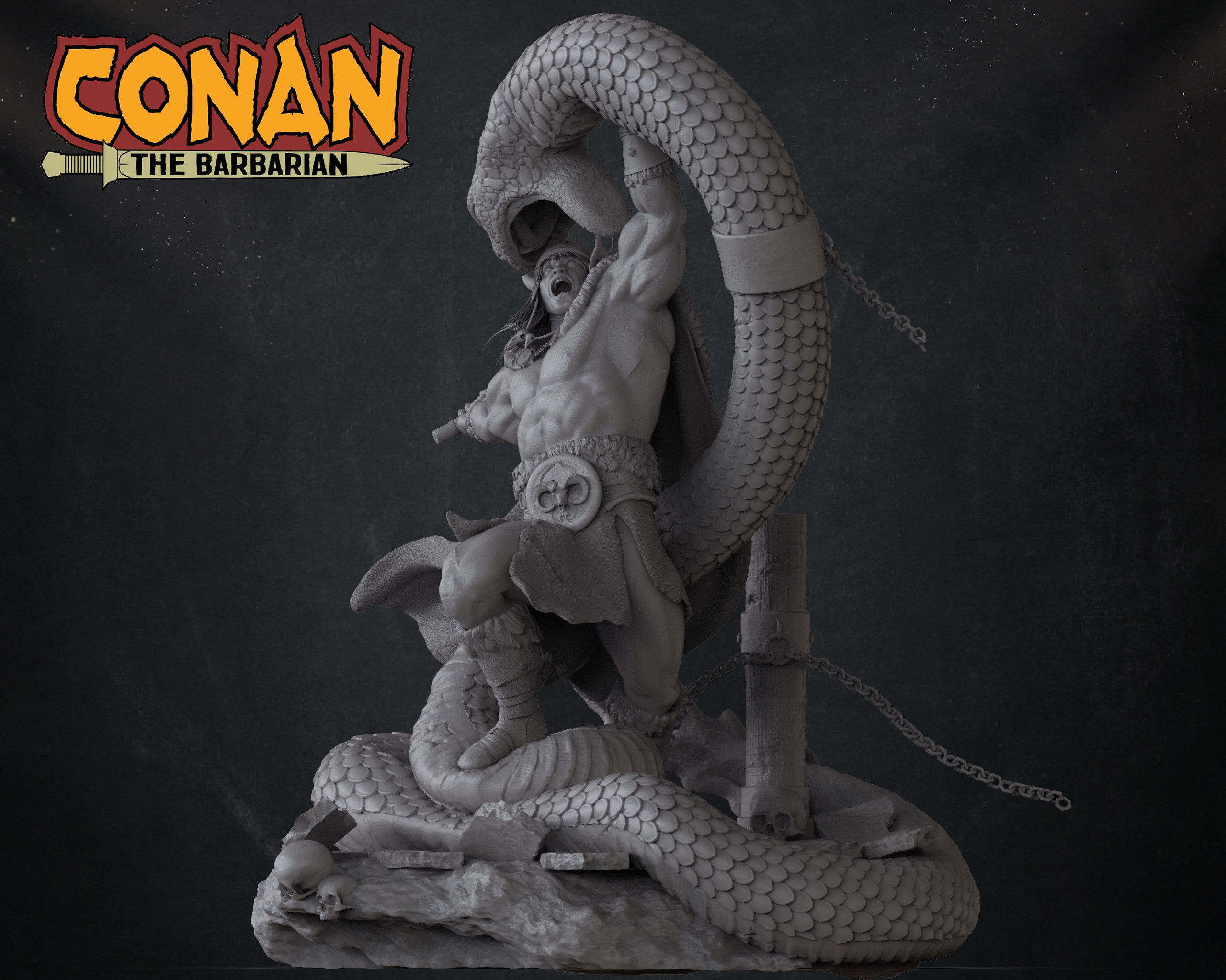 Conan the Barbarian 3D print model_8