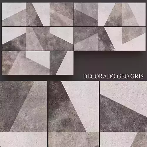 Keros Decorado Geo Gris