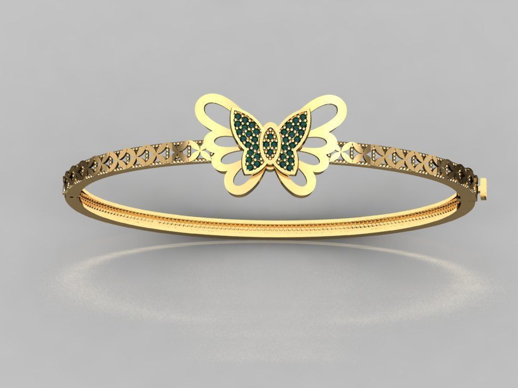 K09- Diamond  BRACELET 3D print model_2