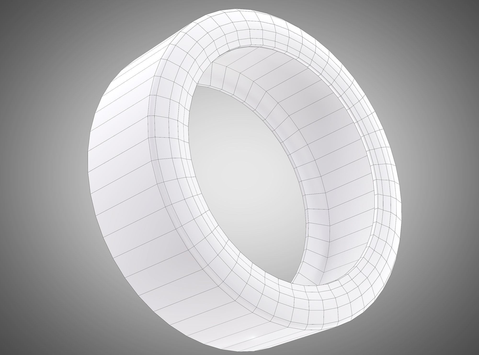 Car Tire AAA PBR Game Ready Asset Low-poly 3D model_7