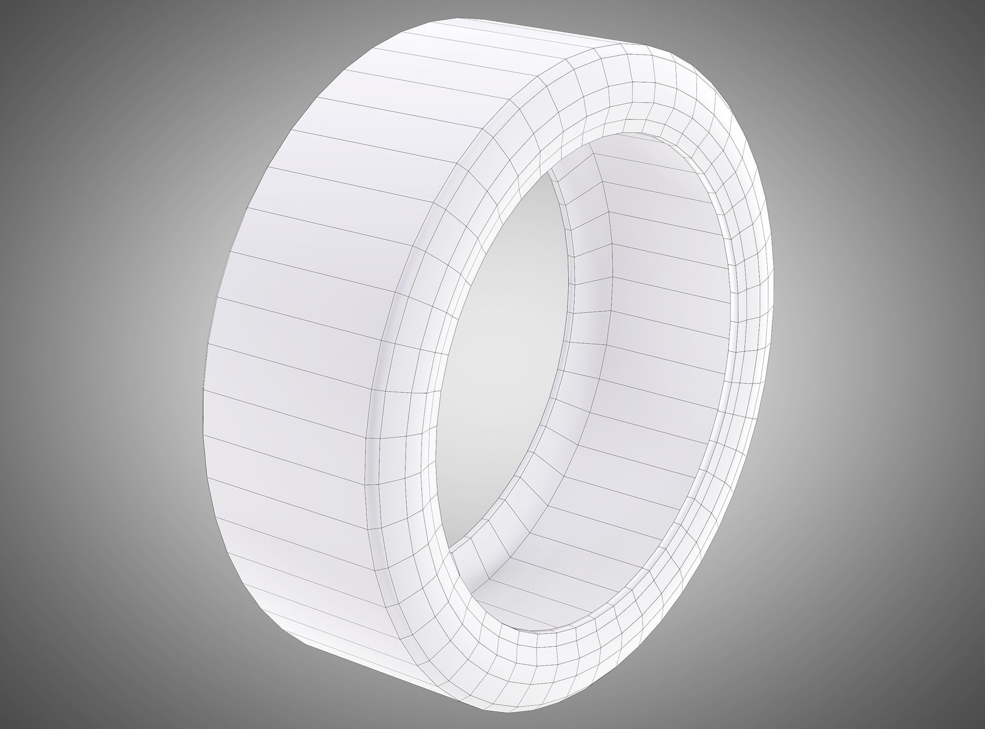 Car Tire AAA PBR Game Ready Asset Low-poly 3D model_5