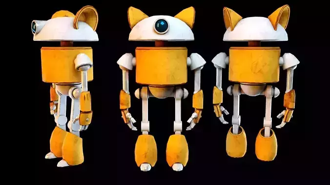 Cartoon Character Robot